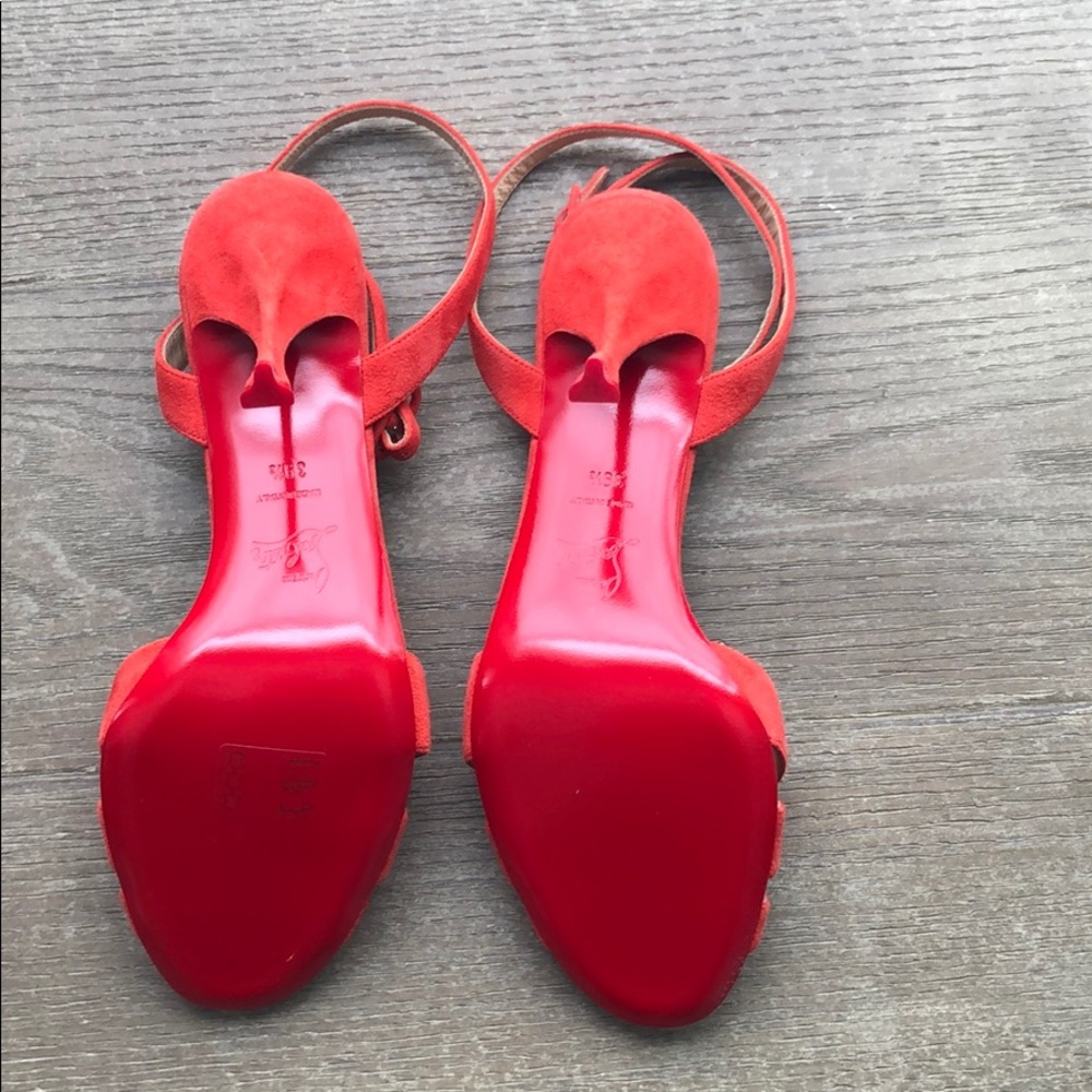 NWOB Christian Louboutin Suede Trezuma San… - Picture 4 of 9